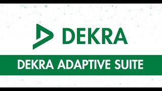 DEKRA Adaptive Suite [upl. by Dawaj]