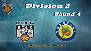 Atlasbasket  Div 2Round 4  LA MAFIA vs ΣΦΕΝΤΟΝΑ [upl. by Linnell]