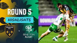 Dragons RFC v Benetton  Highlights  Round 5  URC 202425 [upl. by John]