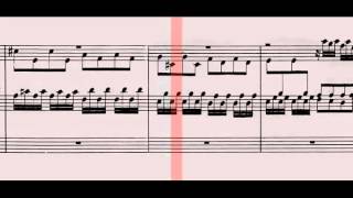 BWV 565 Toccata amp Fugue in D Minor Scrolling [upl. by Hagai]