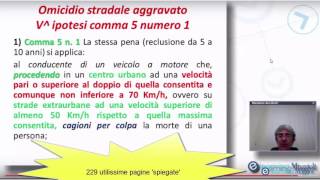 I nuovi reati di omicidio e lesioni personali stradali Legge n 412016 [upl. by Atal]