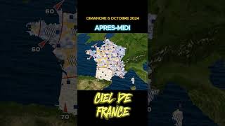 prévision météo France pour demain le Dimanche 6 Octobre 2024 france meteo meteofrance info [upl. by Aitnauq837]