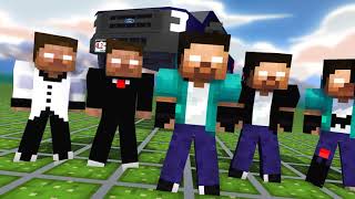 SKIRII DANCE HEROBRINE BROTHERS  MINECRAFT ANIMATIONSXDJAMESMONSHIIEEKRMMECHANICZ [upl. by Etak]