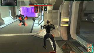 Star Wars KotOR 2 TSL walkthrough  Part 23  Underground Military Base [upl. by Obidiah]