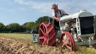 1918 Fordson F and Trailer Plough for VPlough 2021 [upl. by Lem]