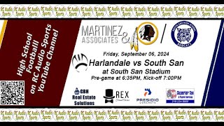 Football Harlandale vs South San at South San Stadium 090624 [upl. by Lemak]