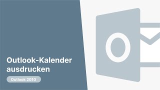 OutlookKalender ausdrucken [upl. by Eyeleen]