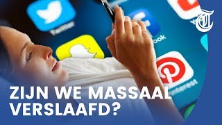 Social media zo verslaafd zijn we inmiddels [upl. by Atsylac371]