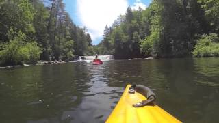 Paddling Cascade Lake to Hooker Falls [upl. by Niwrad309]