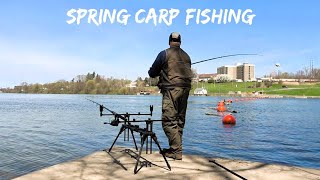 First Carp Fishing Session of 2024  One and Done [upl. by Hpsoj]