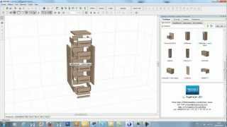 PRO100  Créer une structure de meuble dans PRO100 [upl. by Antons752]