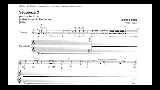 Berio  Sequenza X score HD [upl. by Elleiram]