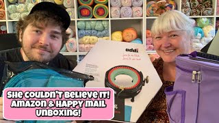 I Cant Believe Someone Sent This Happy Mail Unboxing amp Buying Crochet Stuff From Amazon [upl. by Mahgirb]