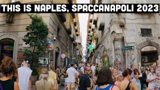 Naples Italy This is the situation in Naples right now Spaccanapoli to SGregorio Armeno Walk [upl. by Erikson925]