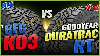 NEW Goodyear DuraTrac RT vs NEW BF Goodrich KO3 [upl. by Ayekim]