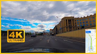 4K Driving in Moscow Russia  Streletskaya StreetThird Ring Road  Driving Tour  Virtual Tour [upl. by Queston919]