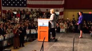 Hillary Clinton in Rhode Island to support Gina Raimondo for Governor [upl. by Carpio]