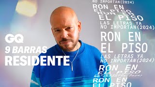 Residente explica sus 9 canciones más importantes  9 Barras  GQ España [upl. by Erdei]