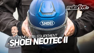 SHOEI NEOTEC 2  TEST DEMO EQUIPEMENT [upl. by Vevina]