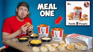 I Ate Only FAMILY SIZED Fast Food Meals For a Day [upl. by Loren78]