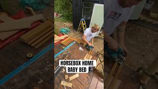 tinyhome babybed horseboxes carpentry woodwork offgridlife offgrid tinyhouse 100kview diy [upl. by Waterman198]