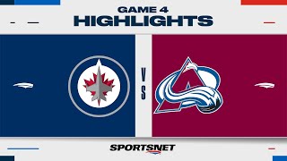 NHL Game 4 Highlights  Jets vs Avalanche  April 28 2024 [upl. by Pitts983]