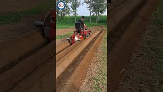 Mini Tractor Trencher Suitable For Trenching In Greenhouses [upl. by Noslrac132]