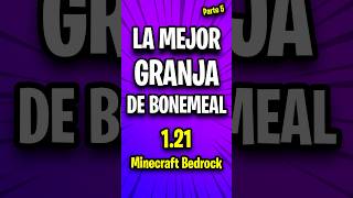 Granja de POLVO de HUESO en MINECRAFT BEDROCK 1212 [upl. by Aileen801]