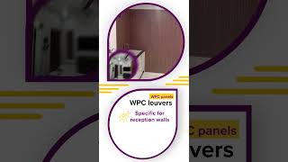 WPC wall panel from Cosmic Tree  Seepage water amp termite proof with long lasting life wpcpanel [upl. by Atteuqram]