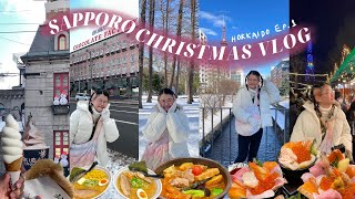 🇯🇵Hokkaido EP1 Sapporo Christmas Vlog Christmas Market Shiroi Koibito Chocolate factory [upl. by Jemy]