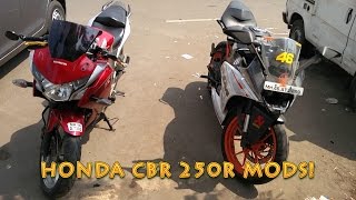 HONDA CBR 250R  Modifications [upl. by Dwane776]