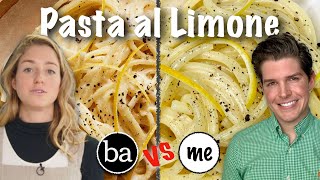 How to Make Pasta al Limone Bon Appétit Test 14 [upl. by Ynad]