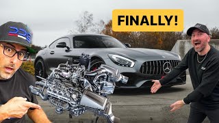 ASSEMBLING MIKE’S 1200 HP SUPERCAR DESTROYER AMG V8 [upl. by Ahsinehs704]