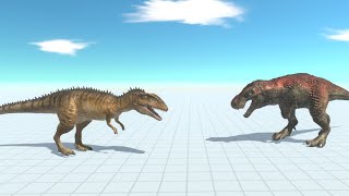 CARCHARODONTOSAURUS VS EVERY UNIT  Animal Revolt Battle Simulator [upl. by Ocirne]