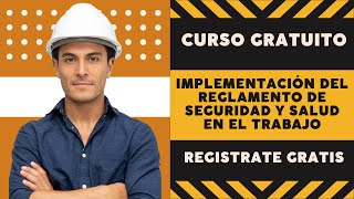 Curso Implementación del Reglamento Interno de Seguridad y Salud en el Trabajo RISST Parte 2 [upl. by Anaya]