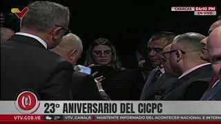 Aniversario del CICPC con Diosdado Cabello [upl. by Craggy]