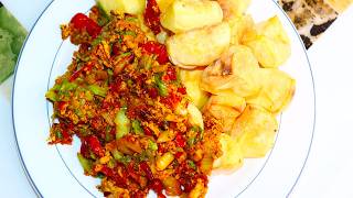 Crispy Air Fryer Roasted Potatoes With Tomato Egg Sauce [upl. by Anahtor]