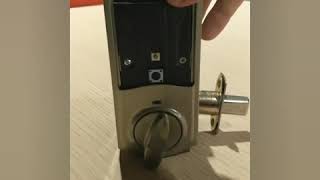 Kwikset Smartcode 888  How to turn on Autolock [upl. by Akeryt]