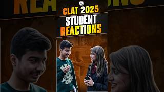 Students React To CLAT 2025 Exam Paper 🚀 [upl. by Eslehc]