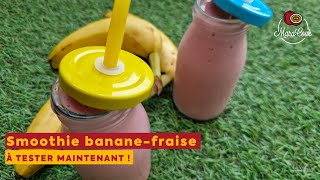 Smoothie bananefraise 🍌🍓 [upl. by Sjoberg]