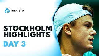 Rune Monfils And More In Action  Stockholm 2023 Highlights Day 3 [upl. by Hornstein526]