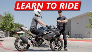 How to ride a motorcycle BY YOURSELF for the FIRST time [upl. by Schuman]