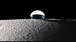 Engineers bounce water off superhydrophobic surfaces [upl. by Nytsyrk]