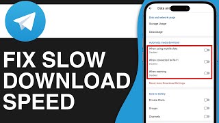 How to Fix Slow Download Speed on Telegram 2024 [upl. by Toomin]