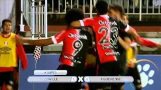 Gols  Brasileirão Joinville 1 x 0 Figueirense [upl. by Yvor729]