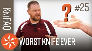 KnifeCenter FAQ 25 Worst Knife Ever  How to Sharpen Better What is Sheffield Steel More [upl. by Yob]