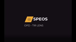 OPD TIR LENS  ANSYS SPEOS [upl. by Nazario451]