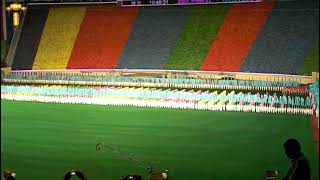 Arirang Mass Games at Rungrado May Day Stadium in Pyongyang North Korea 2008 [upl. by Zondra]