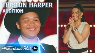 Powerful Performance 15YearOld Triston Harper Sings Jason Isbells quotCover Me Upquot on American Idol [upl. by Razaile313]