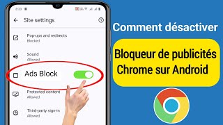 Comment désactiver le bloqueur de publicités dans Google Chrome sur Android 2024  Arrêtez les pu [upl. by Iris]